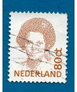 Used Netherlands Postage Stamp 1982 Queen Beatrix - New Values  Scott #774A - £1.55 GBP