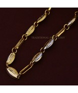 Unisex Italian Turkey chain 916% 22k Gold Chain Necklace Daily wear Jewe... - €3.159,91 EUR+