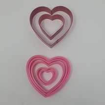 Wilton Valentine/Wedding/Shower Cookie Cutter Heart designs 7pc 2105-5225 - £11.76 GBP