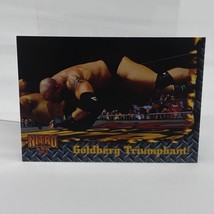1999 Topps WCW NWO Nitro Stars Goldberg Triumphant #65 - $2.00