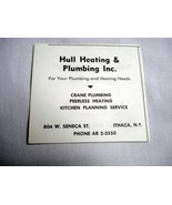 1972 Ad Hull Heating &amp; Plumbing, 804 W. Seneca St.,  Inc. , Ithaca, N.Y. - $154.15 MXN