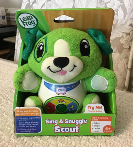 LeapFrog SING AND SNUGGLE Scout - Interactive Educational Plush, NEW IN BOX - £13.93 GBP
