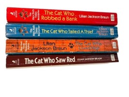 The Cat Who Series Lillian Jackson Braun Lot Of 4 Mystery Paperback Used - £10.63 GBP