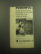 1957 RCA Victor Album Advertisement - Band of Angels - Powerful! - £14.82 GBP