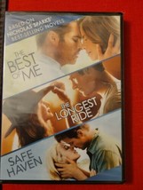 The Best of Me, Longest Ride, Safe Haven DVD 3-Pack (New &amp; Factory Sealed) - £21.38 GBP