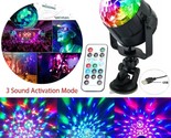 Rechargeable Disco Party Lights Strobe Led Dj Ball Sound Activated Dance... - $32.29