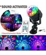 Rechargeable Disco Party Lights Strobe Led Dj Ball Sound Activated Dance... - £26.73 GBP