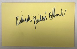 Richard Edwards Signed Autographed Vintage 3x5 Index Card - $12.99