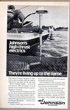 1975 Print Ad Johnson Electric Trolling Motors Waukegan,IL - £8.53 GBP