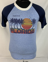 Vintage Florida T Shirt Single Stitch Beach Tourist Large Ringer Tee USA... - $49.99