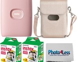 Soft Pink 40 Exposures Fujifilm Instax Mini Link 2 Smartphone Printer | ... - $194.94