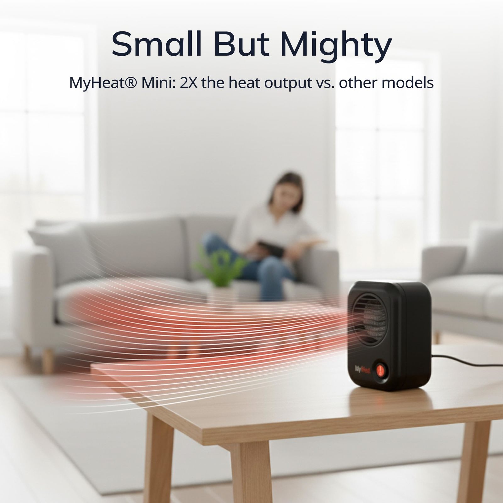Lasko MyHeat Personal Space Heater, Compact, White Item image 4