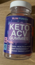 Healthy Brand Slim Fusion Acv Keto Gummies 60 Gummies-2 per serving EXP 6/25 NEW - £19.35 GBP