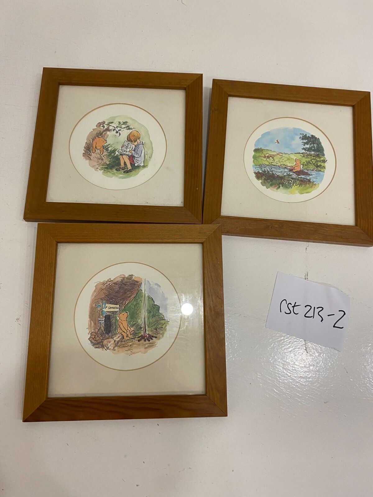 Winne The Pooh Framed Prints x 3 (exp127) - $42.97