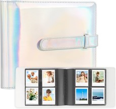 256 Pockets Photo Album For Polaroid Go Instant Mini Camera,, Magic Silver - £35.37 GBP