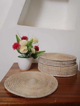 Traditional African handwoven placemats  - $32.00