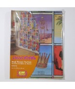 Zarela Loteria Vinyl Shower Curtain 70 x 72 New In package 2004 - £38.98 GBP