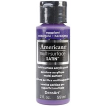 Americana Multi Surface Satin Acrylic Paint 2oz Eggplant - $796.03 MXN