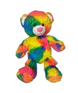 Build a Bear Tropicolor Teddy Rainbow Tie Dye 17&quot; Stuffed Plush Toy Anim... - €11,13 EUR
