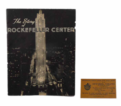 Rockefeller Center Guided Tour 1940s Guest Ticket Newsreel Theater New York - £36.55 GBP