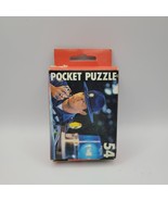 Pocket Puzzle Cop Police Radio Blue State 54 Pieces 5 x 7 Small Tiny Vin... - £13.84 GBP