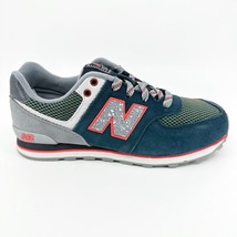 New Balance 574 Classics Navy Blue Grey Kids Running Sneakers KL57401P - £39.92 GBP