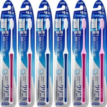 Lion CLINICA ADVANTAGE toothbrush Medium, Compact Head 6 Count Japan free ship - £18.06 GBP