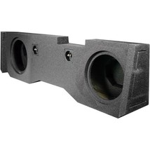 QBOMB Dual 10&quot; Empty Woofer Box for Chevy/GMC Crew Cab &#39;14-&#39;18 - £104.08 GBP