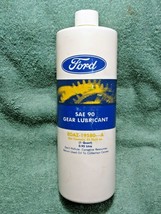 Vintage Collectible 1980&#39;s FORD-NEW HOLLAND SAE 90 Gear Lubricant Bottle-Tractor - £31.89 GBP