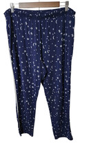 SOMA Pajama Pants Cool Nights Moon Stars Straight Leg Comfy Pull On PjS ... - $11.15