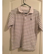 US Polo Assn Boys Size Unknown Striped Short Sleeve  Polo Shirt - £25.86 GBP