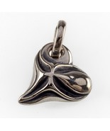 Bill Wall Sterling Silver Small Heart Charm Pendant - $3,392.53 MXN