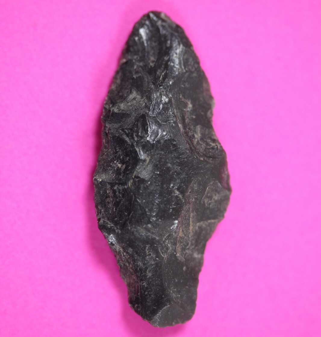 Authentic Pre Columbian Artifact Aztec Arrowhead Battle of Mexico City C... - $29.99