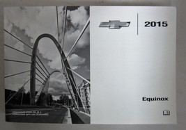 2015 Chevy Chevrolet Equinox Owners Manual Guide Book [Paperback] Chevrolet - £40.08 GBP