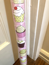 Paperchase CUPCAKE Wrapping Paper Gift Wrap Roll 22.5 sq.ft. Italy 27.5&quot;... - $19.79