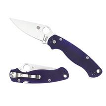 Spyderco Paramilitary2 Blue G10 Pln - £204.04 GBP