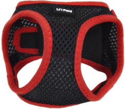 Lil Pals Comfort Mesh Harness Black with Red Lining Small - 1 count Lil Pals Com - £18.50 GBP