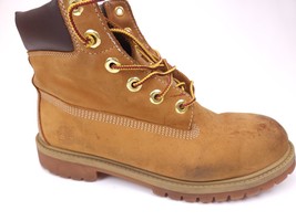 Timberland Junior 6-Inch Premium Waterproof Boot Wheat Nubuck Size 6.5 - £27.65 GBP