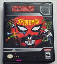 Spider-Man Spiderman Case Only Super Nintendo Snes Box Best Quality Available - $12.81