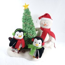 2006 Hallmark Jingle Pals Snowman and Penguins Rocking Around The Christ... - $17.67