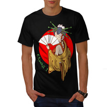 Wellcoda Japan Fantasy Girl Mens T-shirt, Asian Graphic Design Printed Tee - £15.11 GBP+
