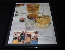 1970 Seagram&#39;s V.O. Canadian Whisky 11x14 Framed ORIGINAL Vintage Advert... - $44.54
