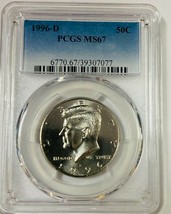 1996-D Kennedy Half Dollar PCGS MS-67   20220043 - £19.58 GBP