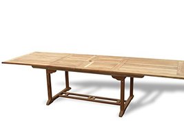 Premium Grade A Teak 138&quot;x 40 Rectangular Double Extension Table.Seats 1... - £2,506.67 GBP