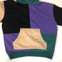 Urban Outfitters Colorblock Sweatshirt Hoodie Mens Size Small Pocket Mul... - £23.73 GBP