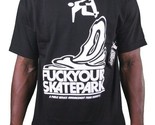 Dissizit Mens Black FYSP Fu$k Your Skate Park Skateboarding T-Shirt SST1... - $37.18