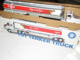 VINTAGE EXXON &#39;RELY ON THE TIGER&#39; TOY TANKER TRUCK- NEW IN THE BOX- W10 - £9.84 GBP