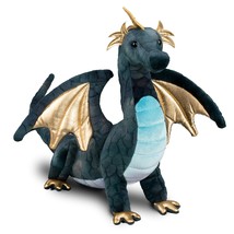 Douglas Aragon Navy Dragon Plush Stuffed Animal - £43.06 GBP