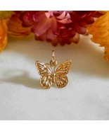 Bronze Monarch Butterfly Charm 14x13mm - $467.56 MXN