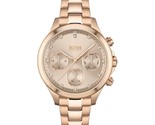 Hugo Boss Damen-Quarzuhr HB1502592, Roségold, Edelstahl-Zifferblatt, 38 mm - £95.72 GBP